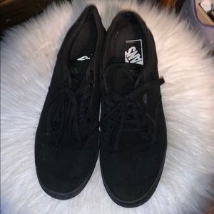 All black vans